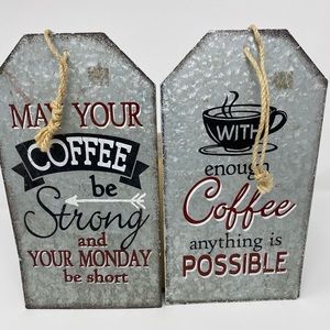 2 Kitchen Decor Signs